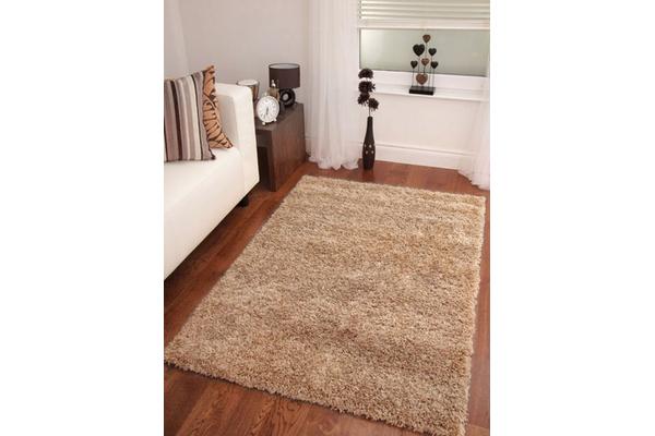 Funky Urban Shag Rug - Light Beige 150X80cm