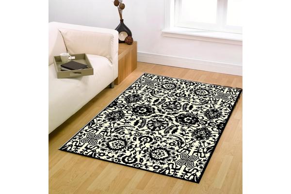 Funky Lace Design Rug Black 230x160cm