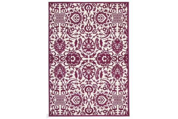 Funky Lace Design Pink Rug 230x160cm