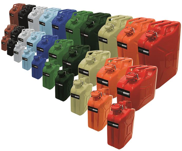 Fuel Cans - Jerry Cans - Metal - AFAC - Red - 10L - 1096 - Pro Quip