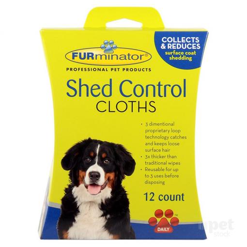 Furminator Shed Control Cloths - 12 pack