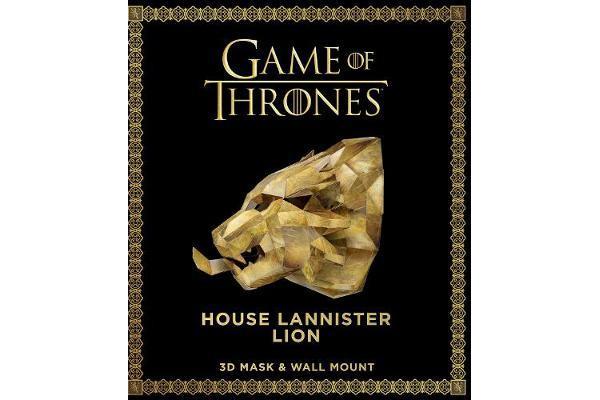 Game of Thrones Mask and Wall Mount - House Lannister Lion