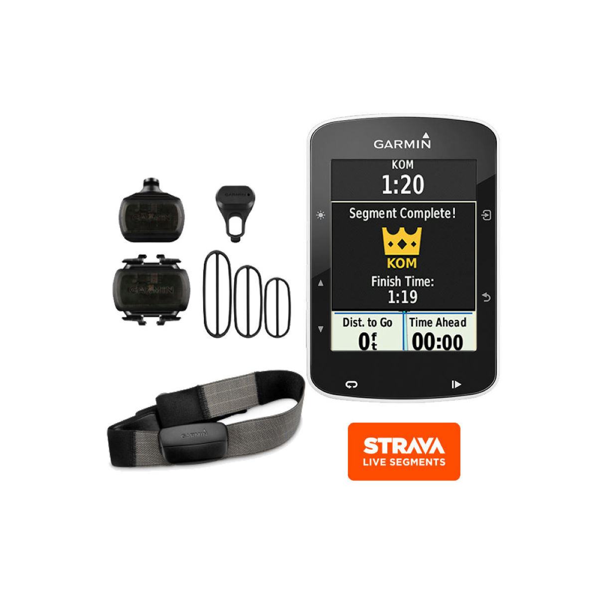 Garmin Edge 520 GPS Cycle Computer with HRM & Cadence - A