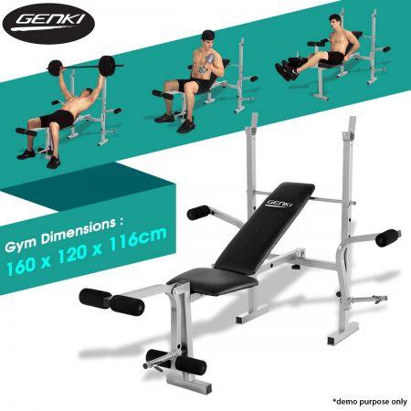 Genki Home Gym Weight Station Bench Press - Multi Level