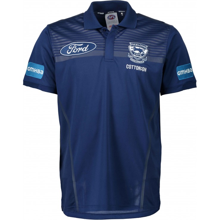 Geelong Cats 2018 Men's Media Polo