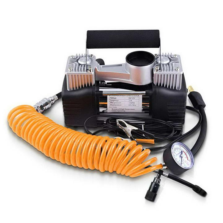 Giantz 12V Portable Air Compressor w/ Tyre Deflator Inflator Car Bike 4WD 85L/Min