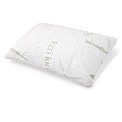 Giselle Bedding 2 X Shredded Memory Foam Pillows Visco Bamboo Fabric Cover