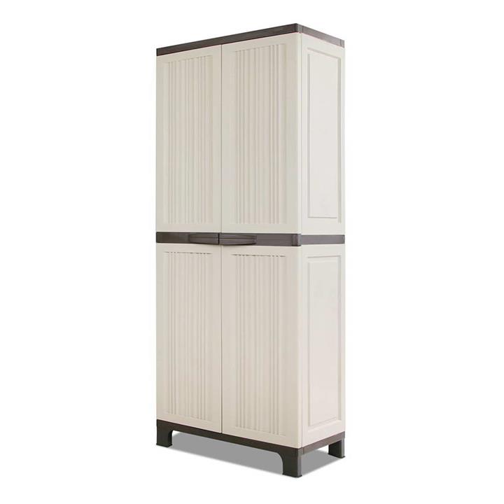 Giantz Outdoor Storage Cabinet Lockable Tall Spacious Cupboard for Garden Garage Adjustable