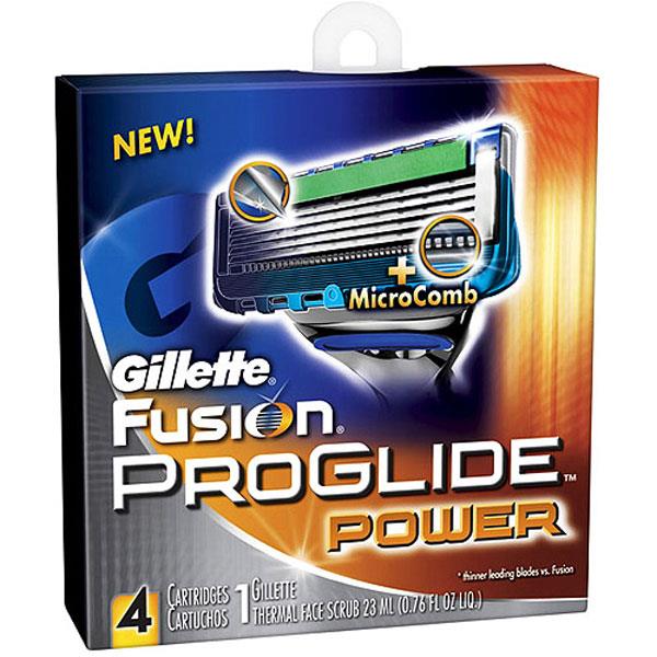 Gillette Fusion Pro Glide Power Cartidges X 4