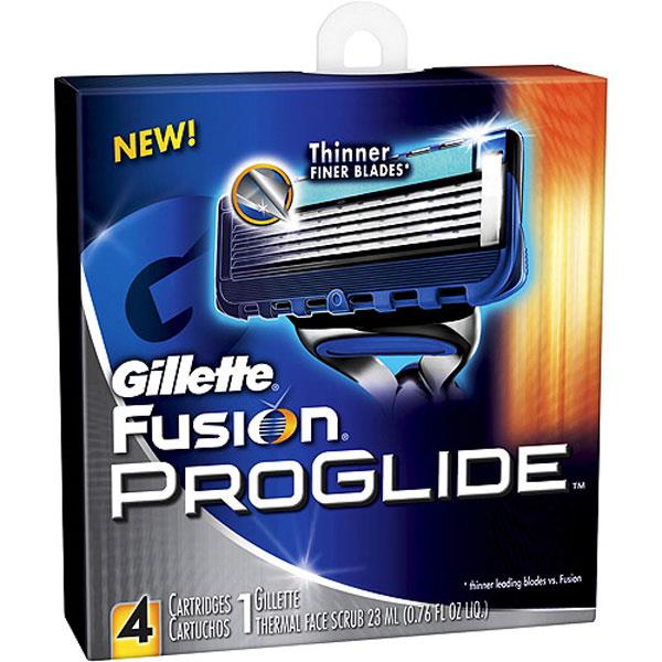 Gillette Fusion Pro Glide Manual Cartidges X 4