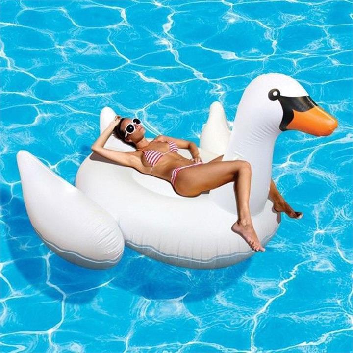 Giant Swan Inflatable Pool Toy