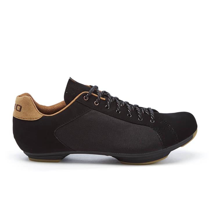 Giro Republic Road Cycling Shoes - Black Canvas/Gum - EUR 48 - Black