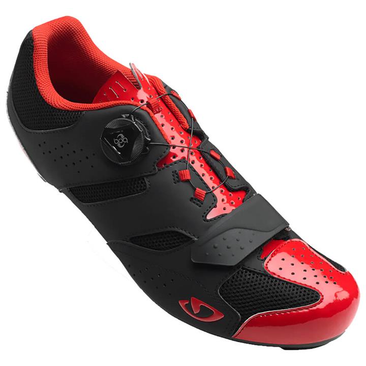 Giro Savix Road Cycling Shoes - Bright Red/Black - EU 46/UK 11 - Red