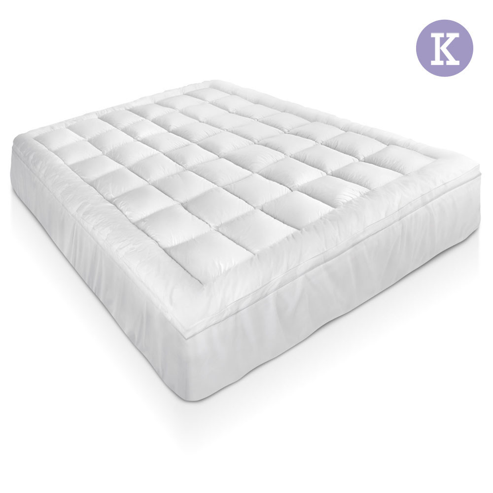 Goose Down & Feather Mattress Topper (King)