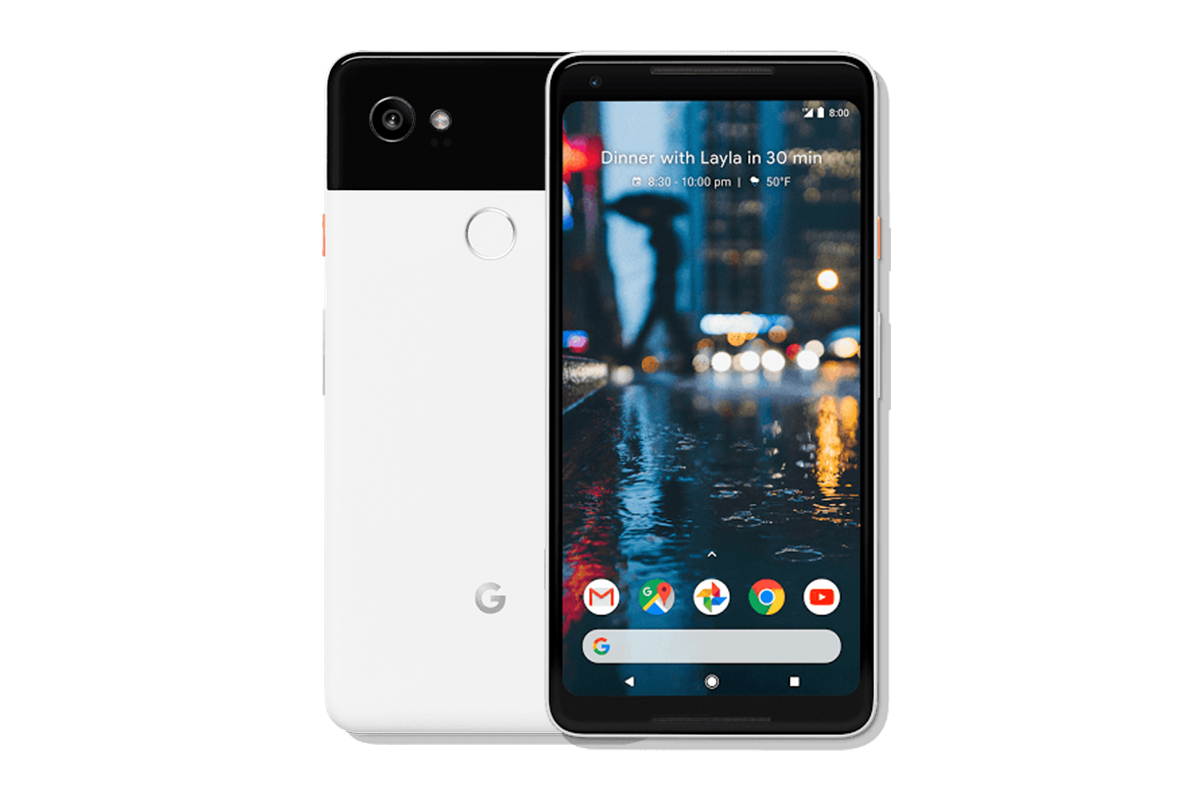 Google Pixel 2 XL (64GB, Black & White)