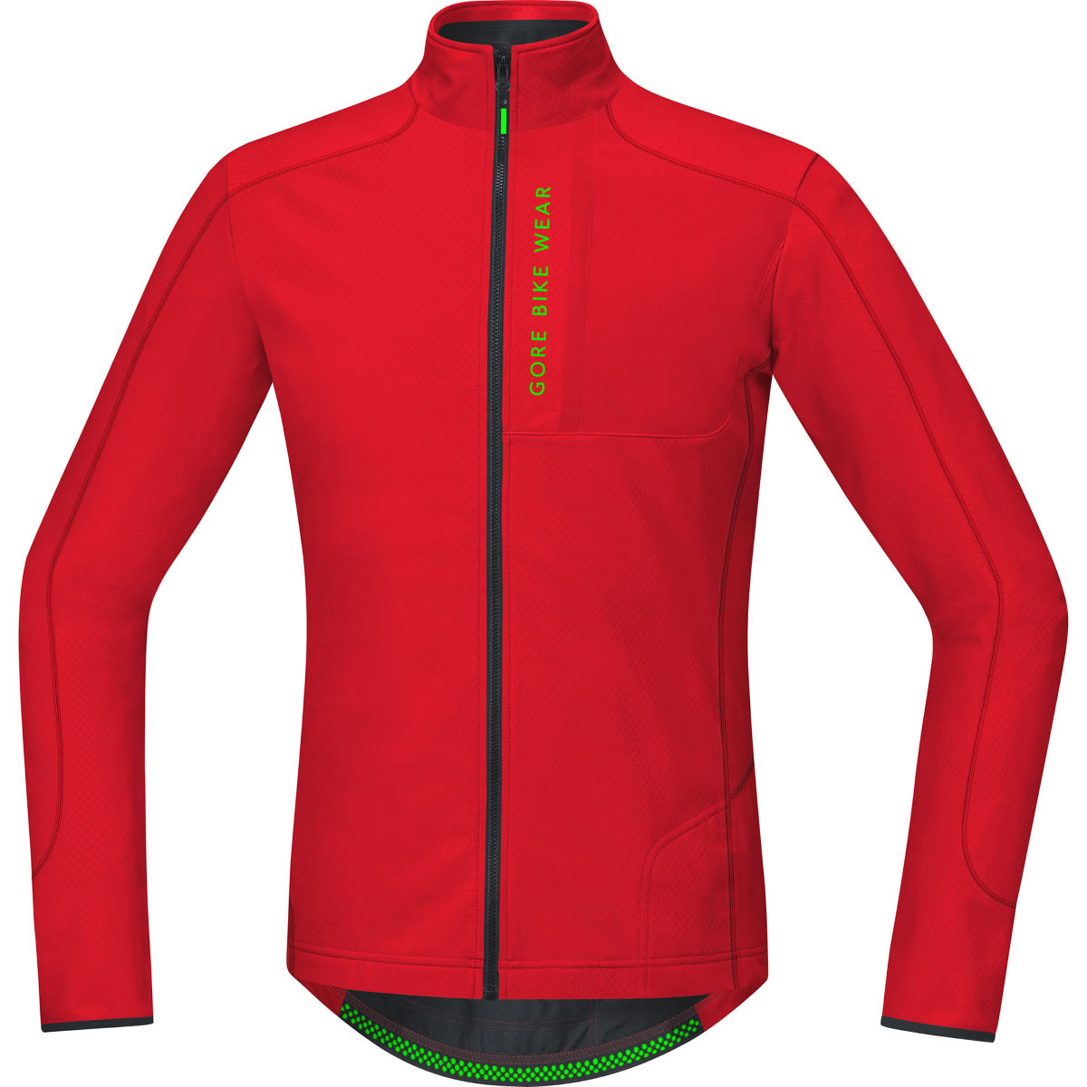 Gore Bike Wear Power Trail Thermo Long Sleeve Jersey - M Red