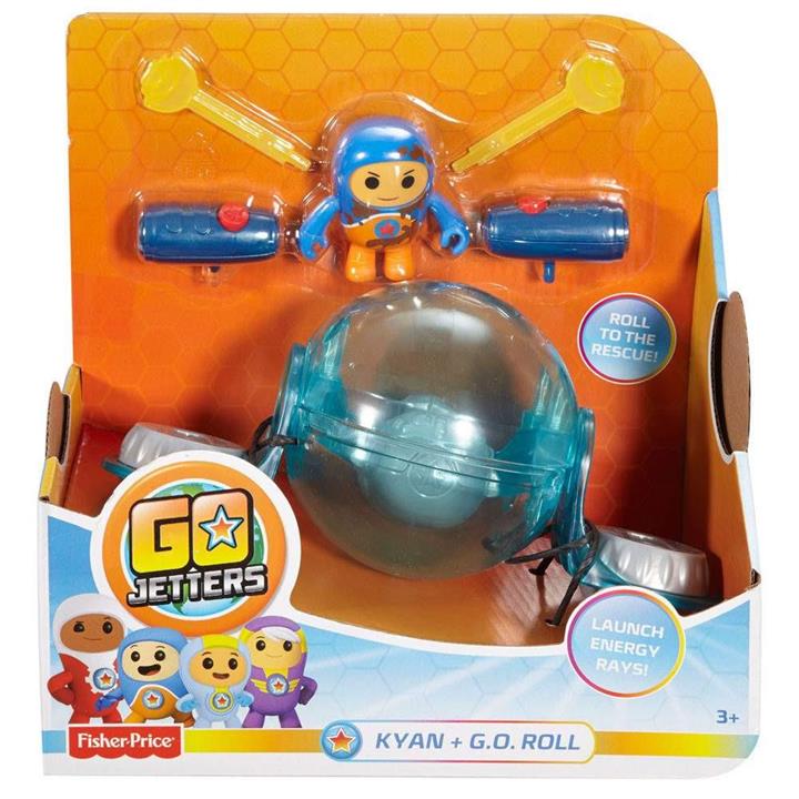 Go Jetters Geo Action Figure Kyan & GO Roll