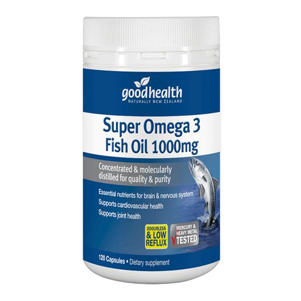 Good Health Super Omega 3 - concentrated fish oil 120 capsules