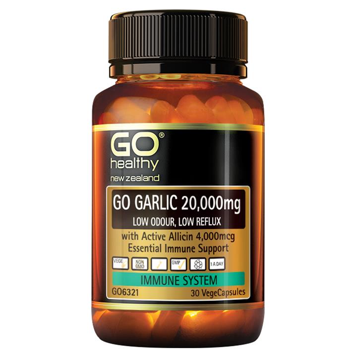 GO Healthy Go Garlic 20,000mg 30 vegecaps