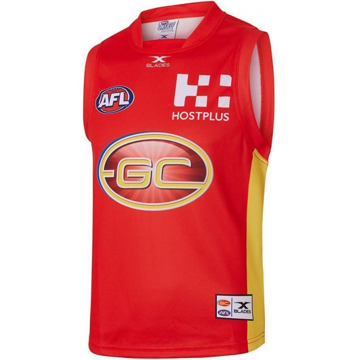 Gold Coast Suns 2017 Men's Replica Home Guernsey