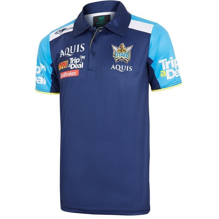 Gold Coast Titans 2017 Men's Media Polo Shirt