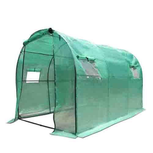 Greenfingers Walk In Garden Green House 3M x 2M x 2M for Plants PE Cover Arch Roof