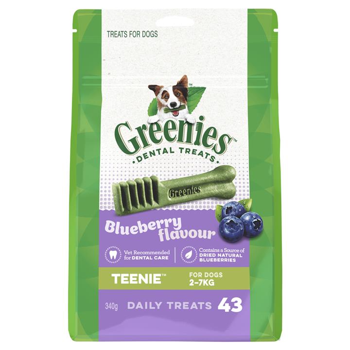 Greenies Blueberry Treat Pack Petite 340g