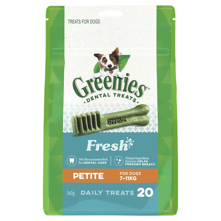 Greenies Dental Fresh Mint Treat Petite 340g