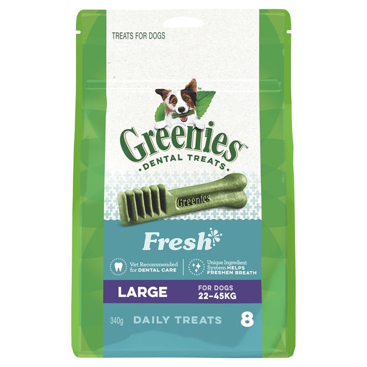 Greenies Dental Fresh Mint Treat Large 340g