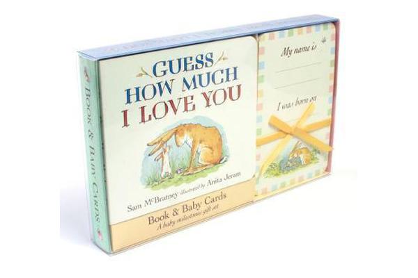 Guess How Much I Love You - Book & Baby Cards Milestone Moments Gift Set