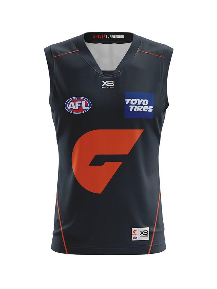 GWS Giants Replica Training Guernsey 2018