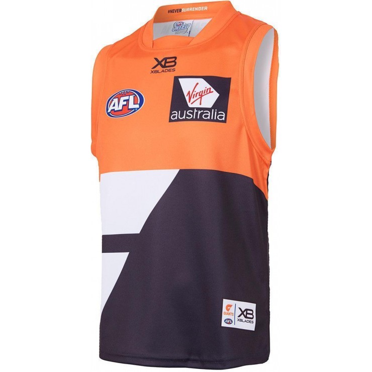 GWS GIANTS 2018 Men's Replica Home Guernsey