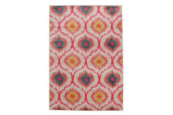 Gypsy Heirloom Rug Pink Yellow Grey 230x160cm