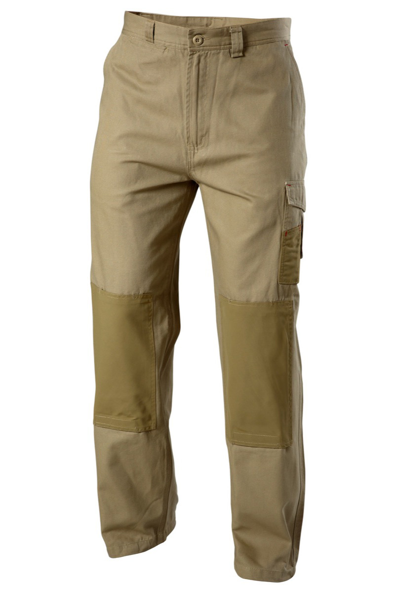 Hard Yakka Men's Pants - Legends Extra Light Cotton Duck Weave Pant - Khaki - 74 L