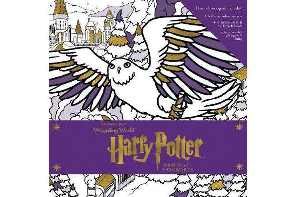 Harry Potter - Winter at Hogwarts: A Magical Colouring Set