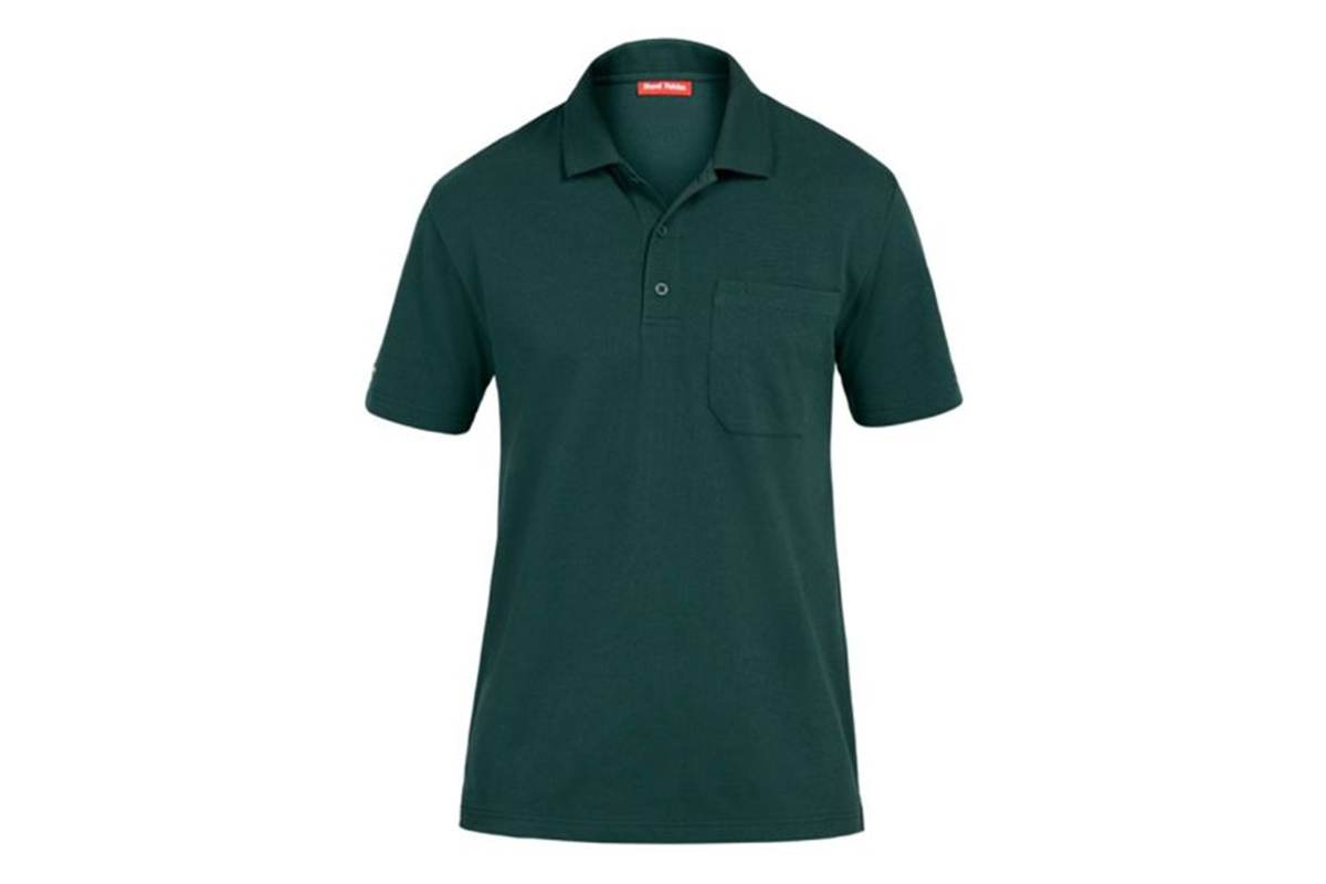 Hard Yakka Men's Foundations Pique Short Sleeve Polo (Green, Size 3XL)