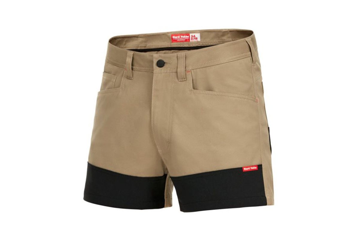 Hard Yakka Men's Legends 3D Short (Khaki, Size 107)