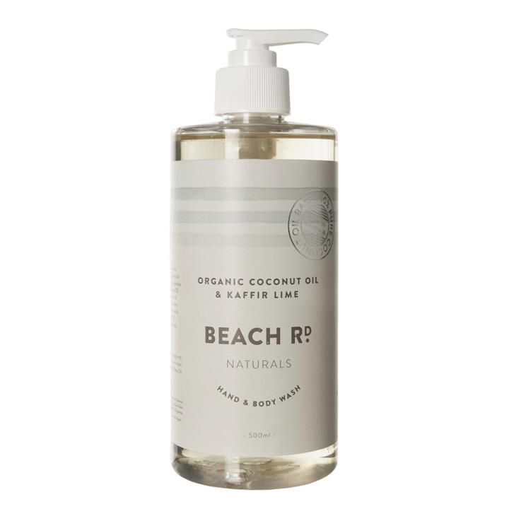 Hand & Body Wash | Organic Coconut Oil & Kaffir Lime Oil | 500ml | by Beach Road Naturals