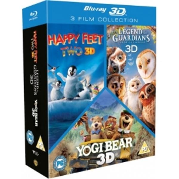 Happy Feet 2 / Yogi Bear / Legend Of The Guardians 3D Blu-ray