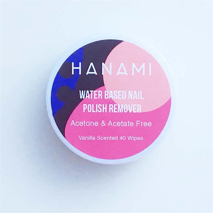 Hanami Water Based Nail Polish Remover Wipes (40 pack)