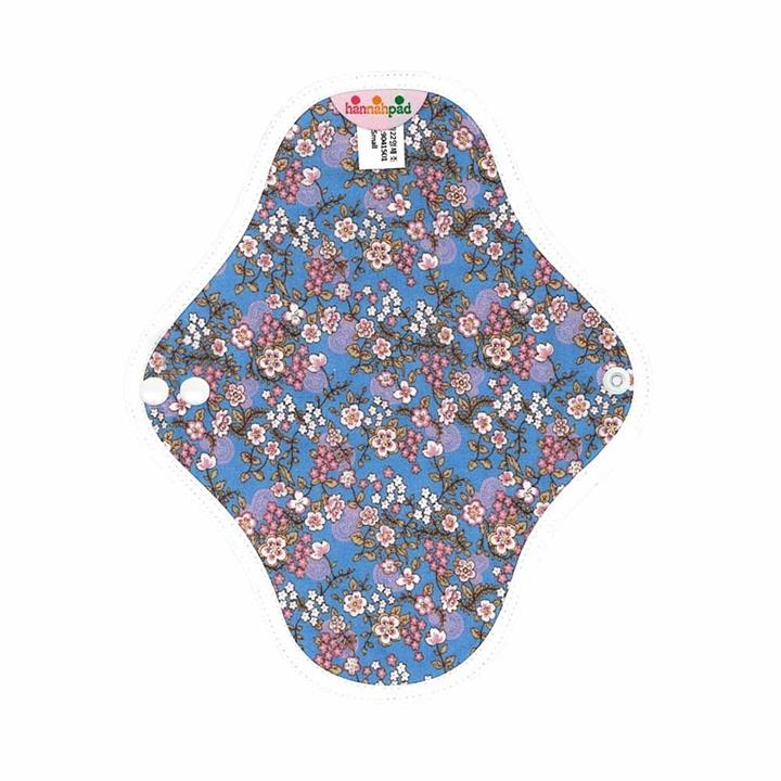 hannahpad Organic Small Pad - Cherry Blossom Blue (2 Pack)