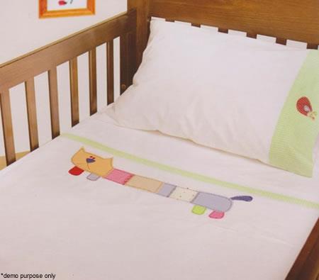 Happy Kids Gingerbread Man Cot Sheet Set