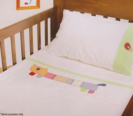 Happy Kids Gingerbread Man Cot Quilt Cover