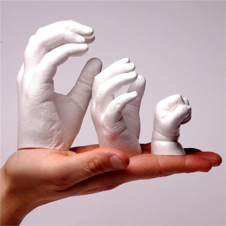 Handprints Footprints Baby Hands Amp Foot 3D DIY Plaster Casting Mini Kit