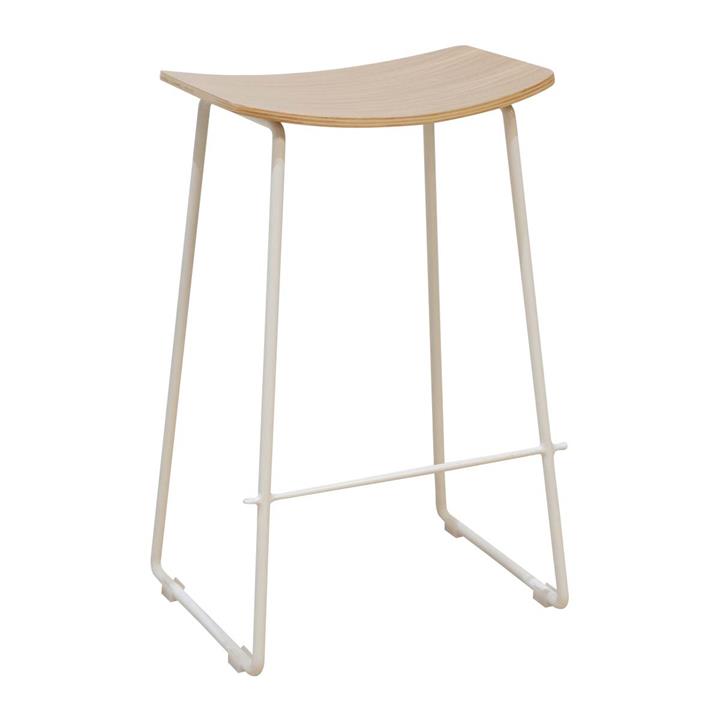 Hendrix Bar Stool | White | Various Seat Options