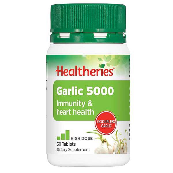 Healtheries Odourless Garlic 5000mg 30 tablets