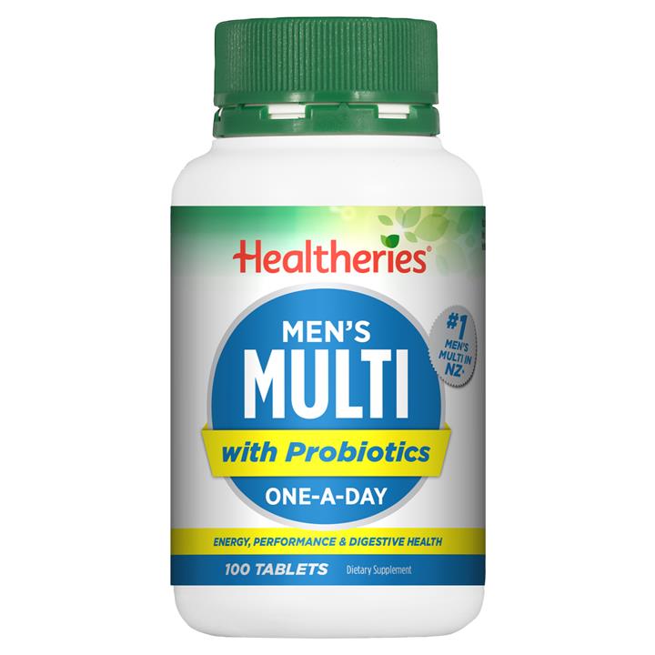 Healtheries Men's Multi - Energy & Performance 100 tablets