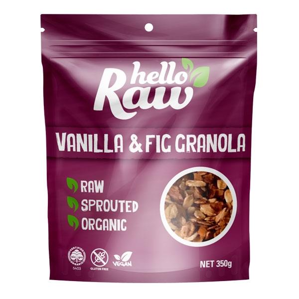 Hello Raw Vanilla & Fig Granola 350gm