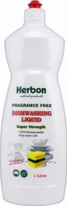 Herbon Fragrance Free Dishwashing Liquid 1lt