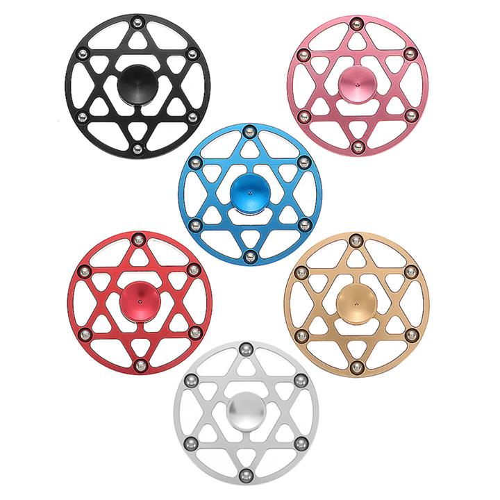 Hexagonal Star Fidget Hand Spinner ADHD Autism Reduce Stress Focus Attention Toys